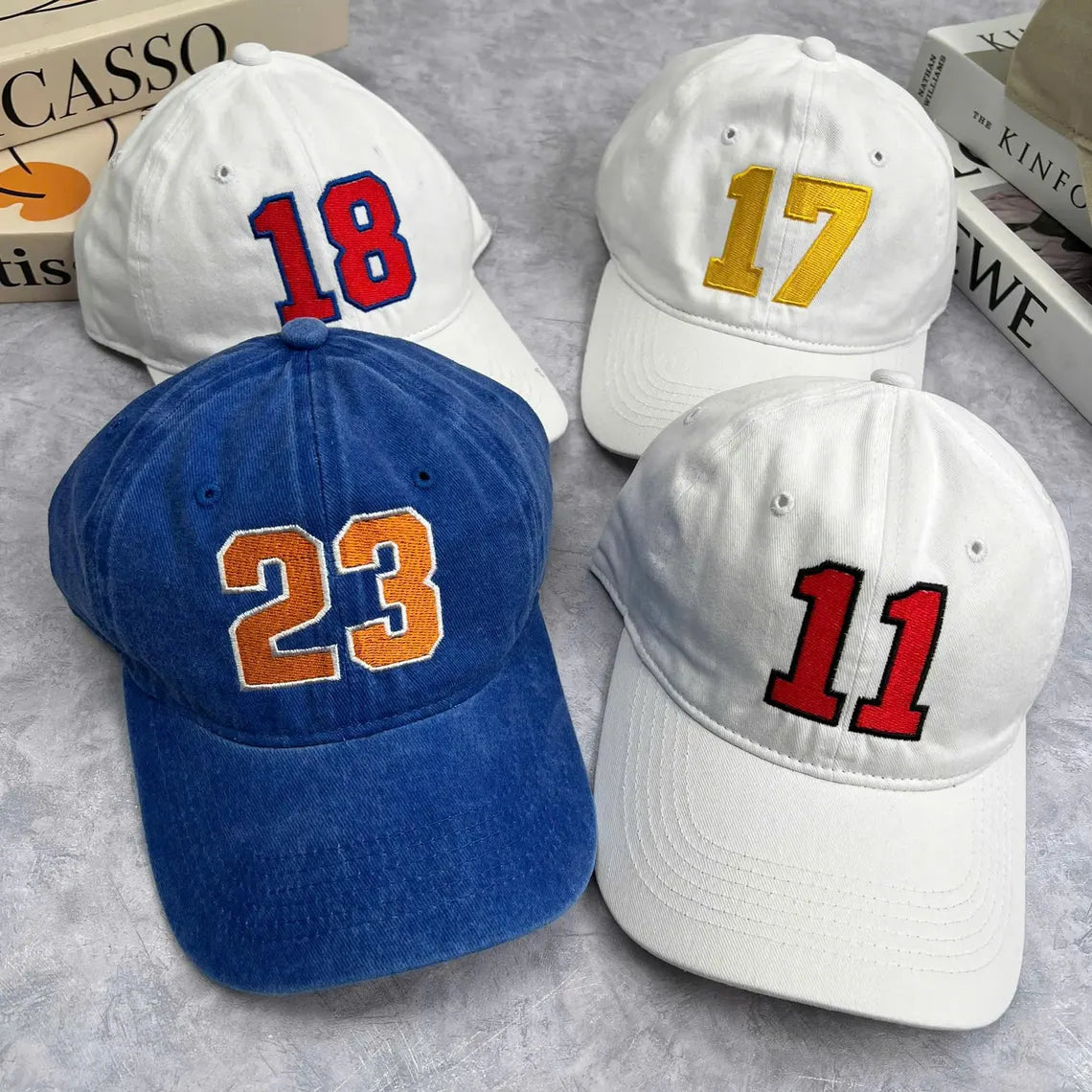 Caps Embroidery Custome thread