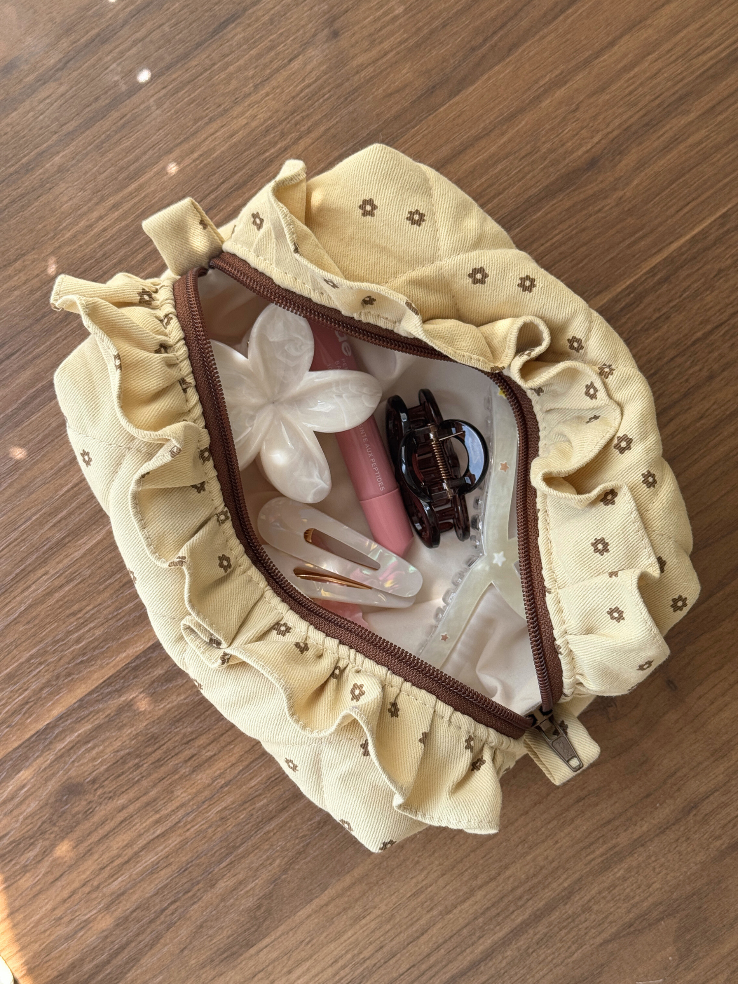 Makeup Pouch - Cappuccino 2