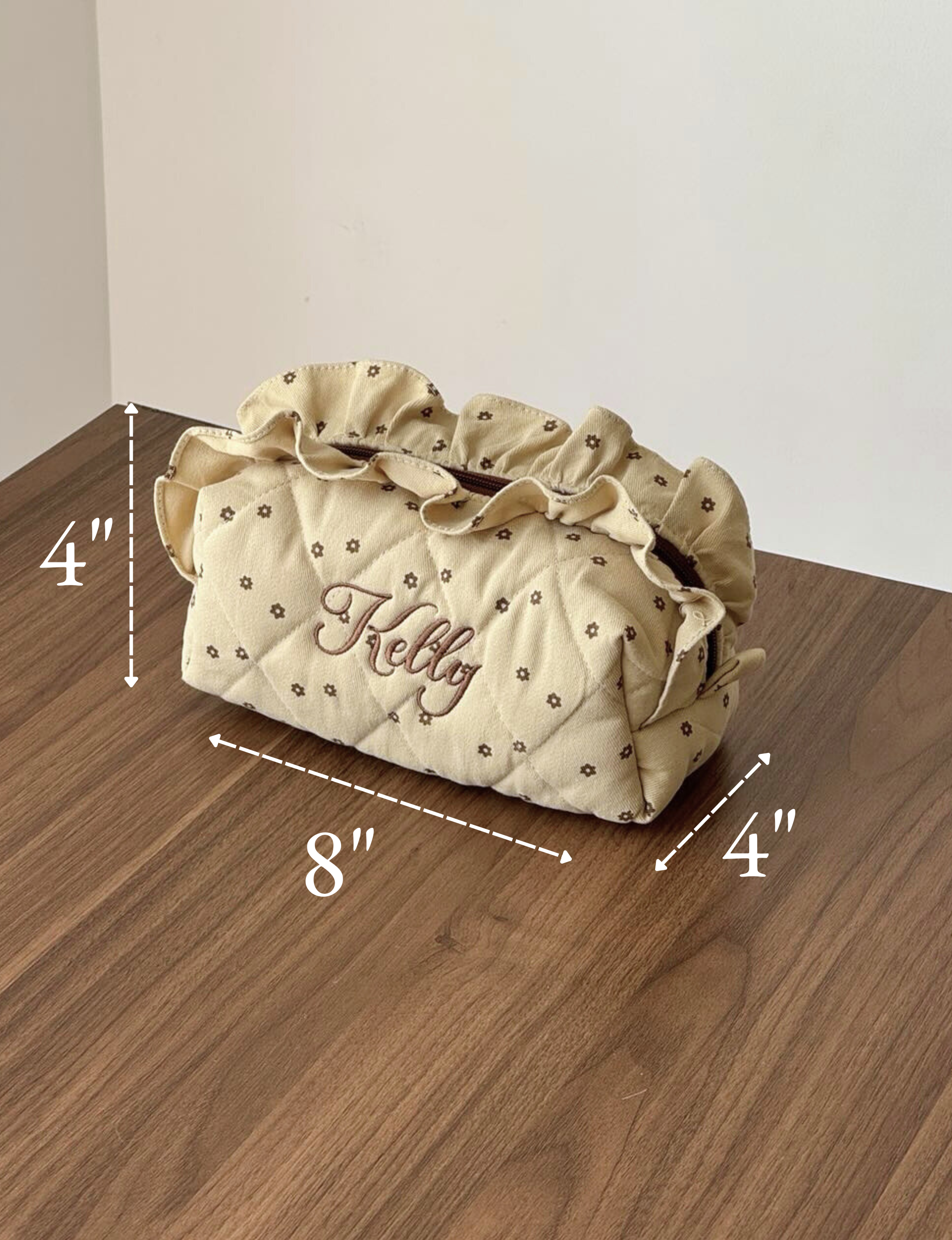 Makeup Pouch - Cappuccino 2