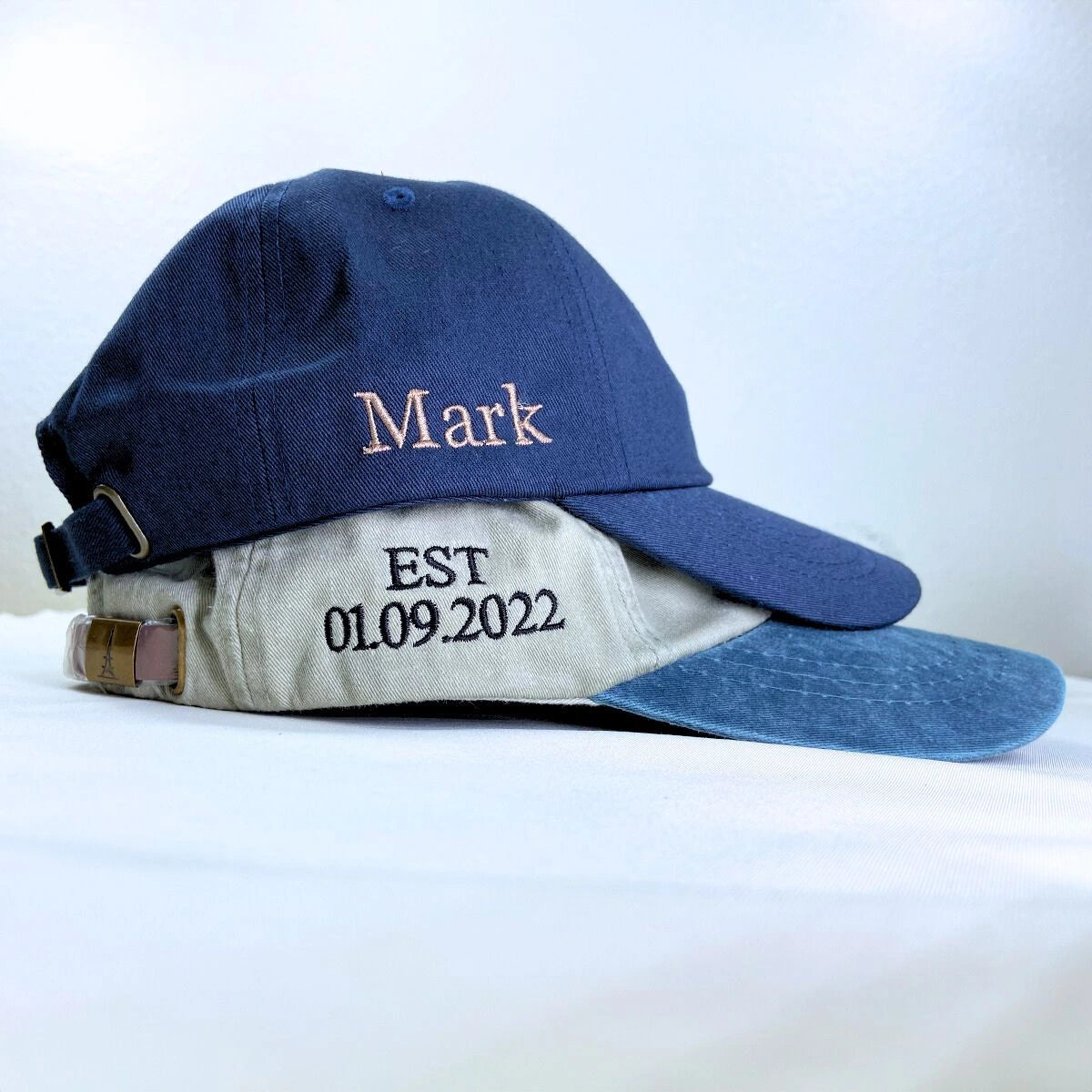 Personalized Dad Hat with Custom Embroidered Photo - Unique Dad Gift Idea