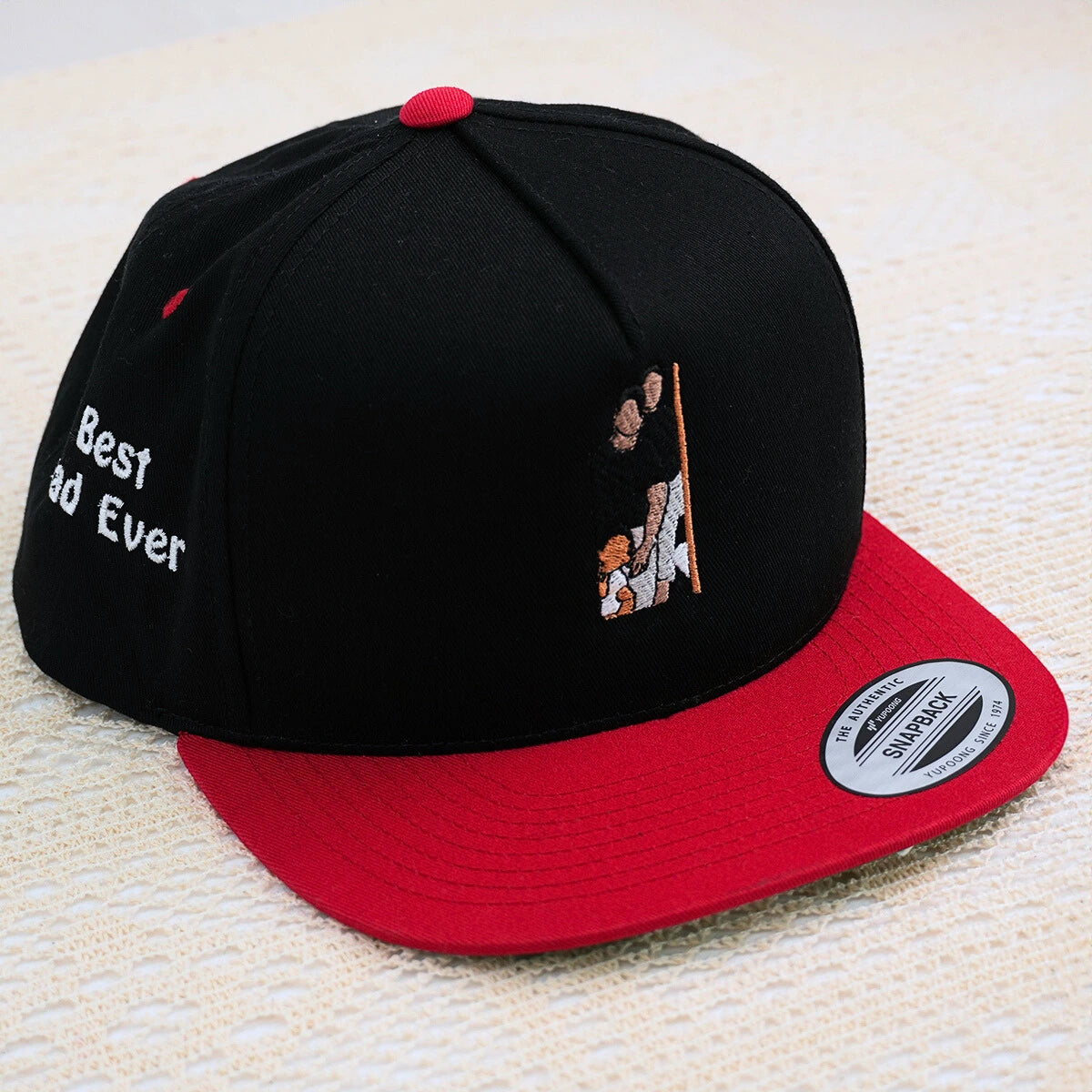 Personalized Dad Hat with Custom Embroidered Photo - Unique Dad Gift Idea