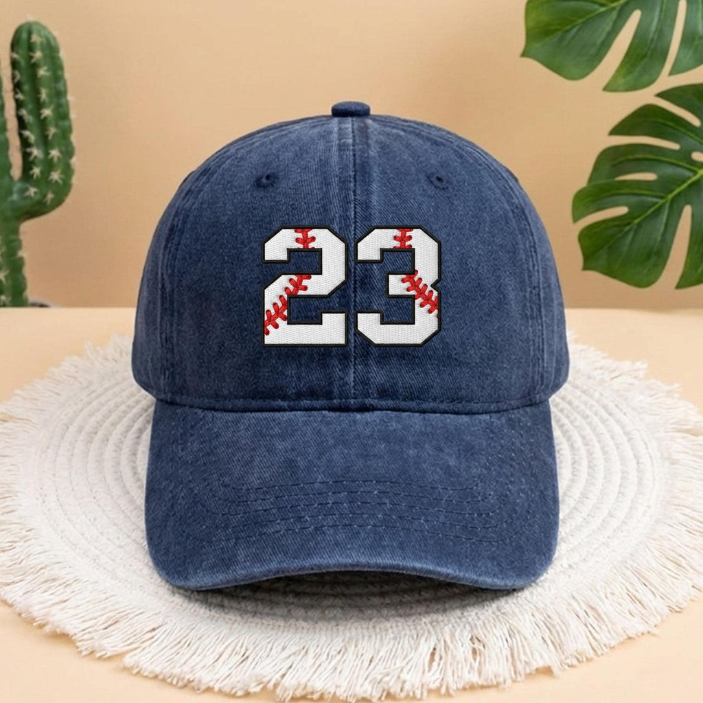 Custom Baseball Varsity Number Embroidered Hat, Personalized Baseball Team Cap, Embroidered Team Hat, College Team Hat, Sports Team Cap