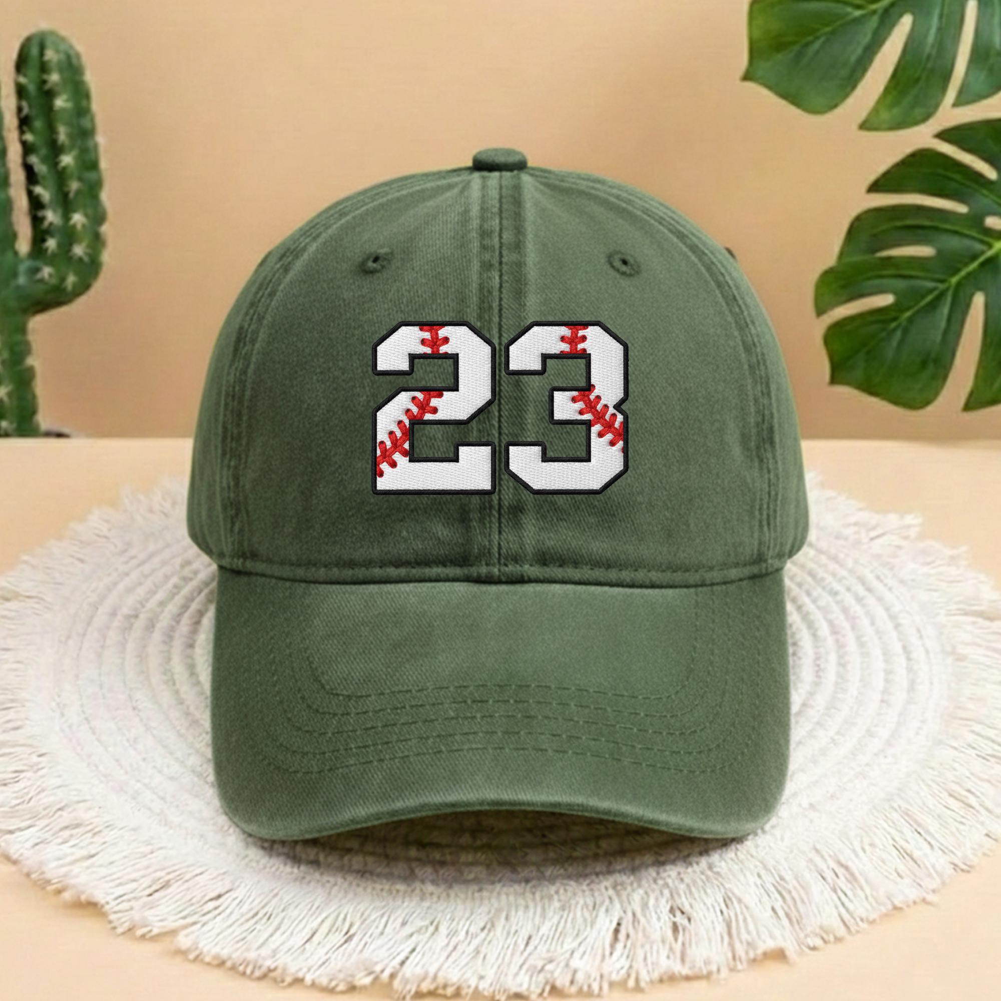 Custom Baseball Varsity Number Embroidered Hat, Personalized Baseball Team Cap, Embroidered Team Hat, College Team Hat, Sports Team Cap