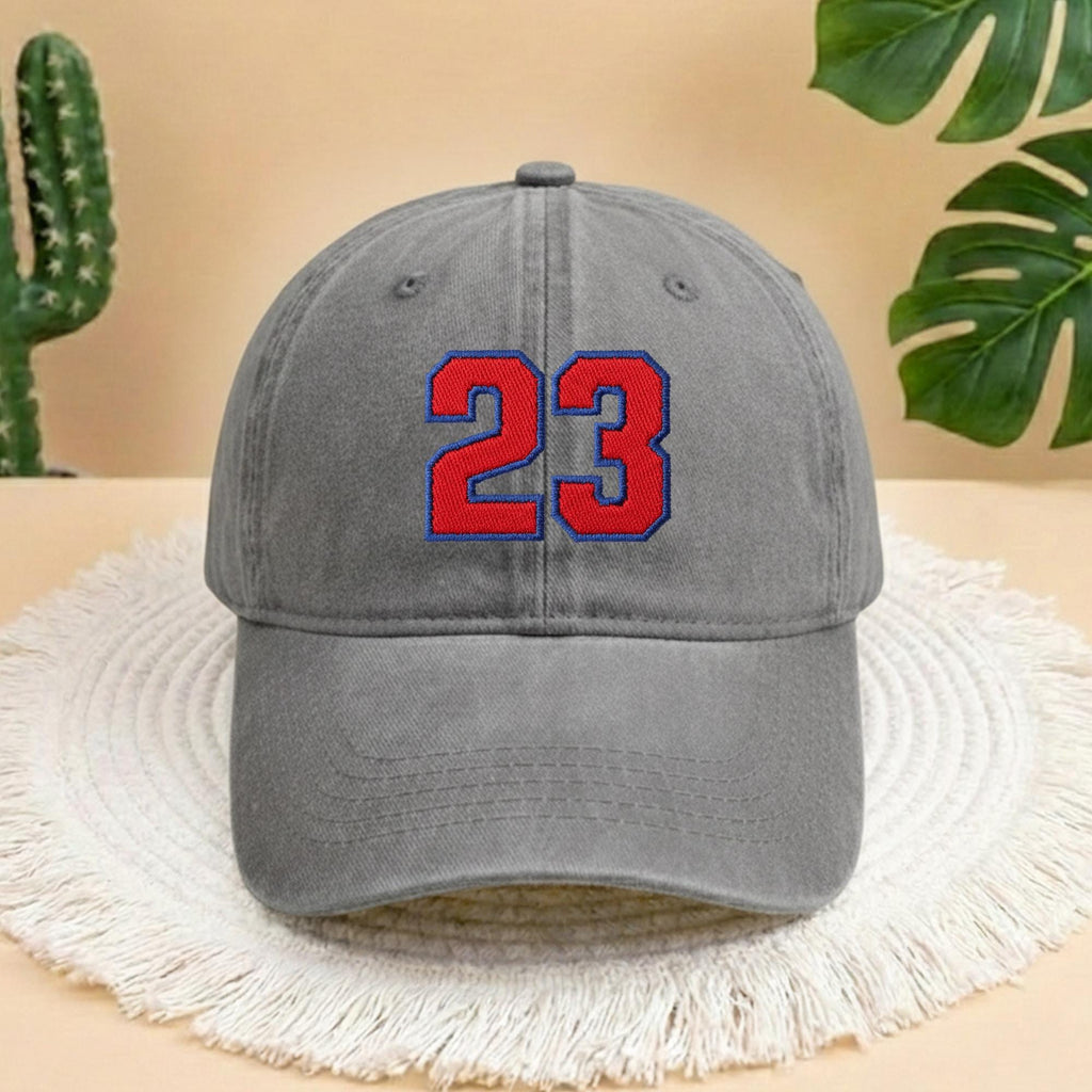 Custom Embroidered Sports Number Hat, layer Number, Game Day, Personalized Sport Mom Hat, Embroidered Player Number, Game Day Apparel