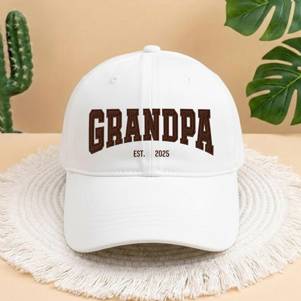 Custom Grandma Embroidered Hat, Personalized Baseball Hat, Gift For New Grandma Grandpa, Pregnancy Announcement, Mothers day gift