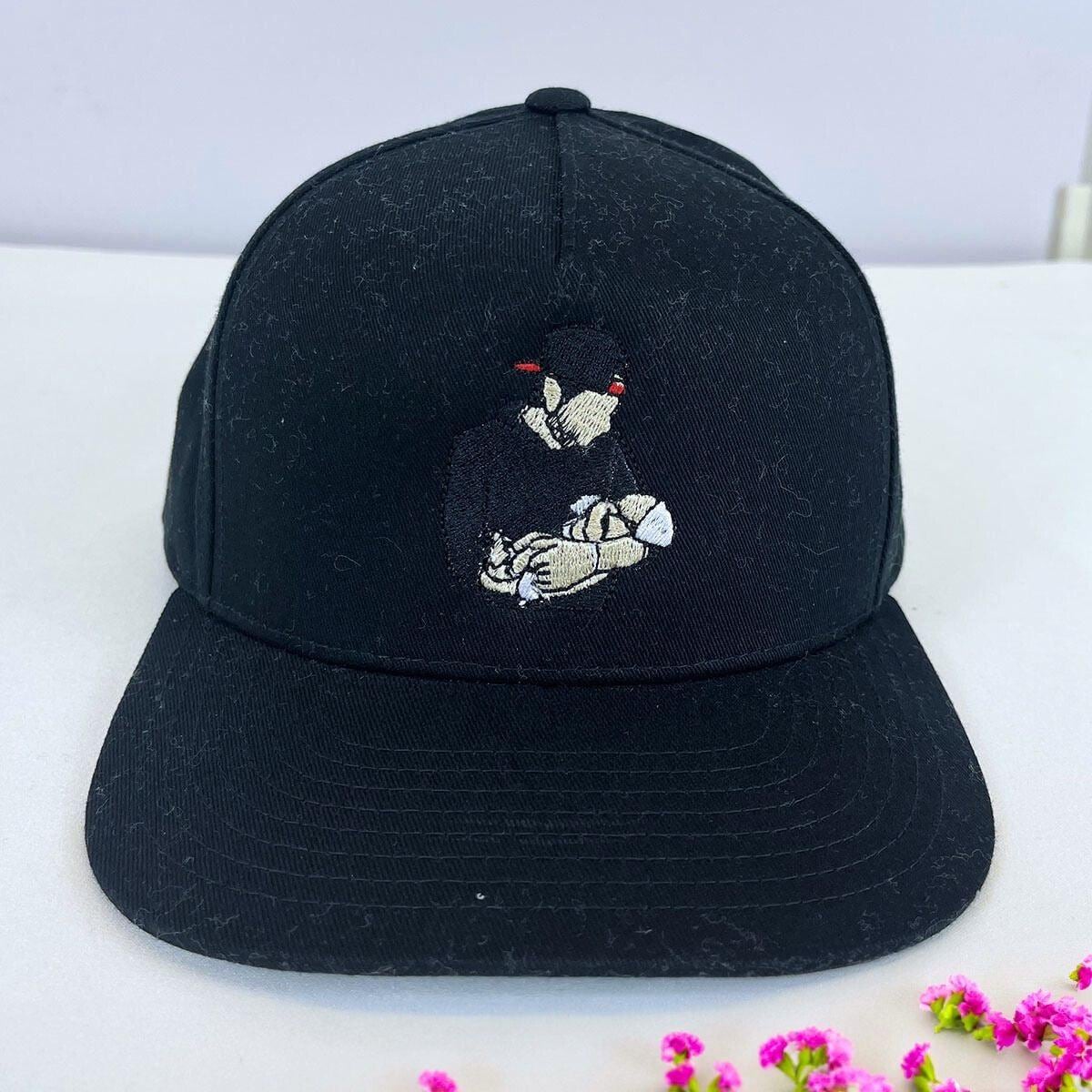 Custom Photo Embroidered Dad Hat, Embroidered Portrait Dad And Child Cap, Personalized Gift for Father’s Day, Unique Photo Birthday Hat
