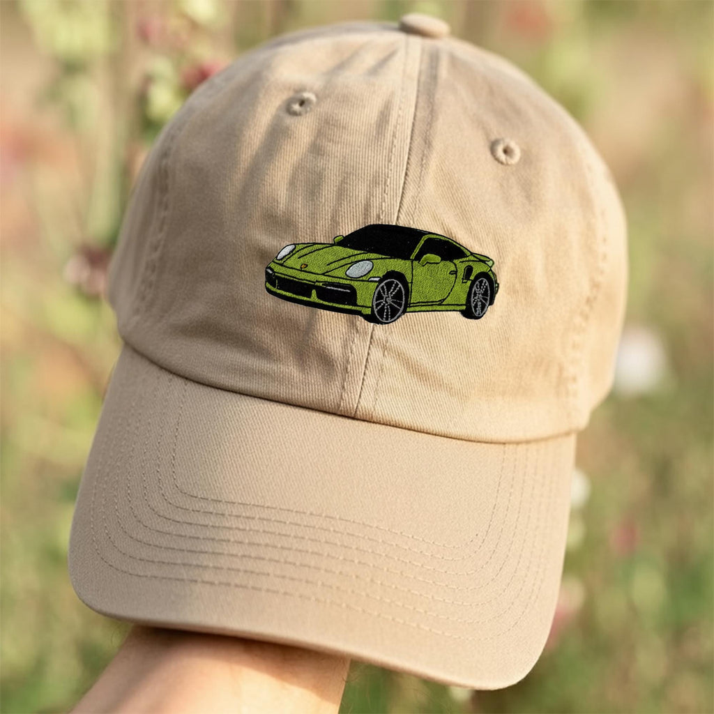 Embroidered Car Photo Baseball Cap – Personalized Gift for Him, Motorbike Custom Cap, Helicopter Embroidered Hat