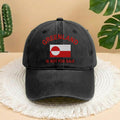 Greenland Is Not For Sale Embroidered Baseball Cap, Trendy Political Statement Sun Hat, Greenland Gift, Greenland Hat, Greenland Support
