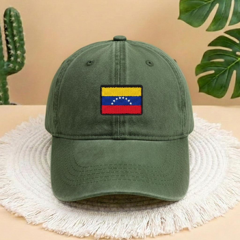 Embroidered Venezuela Libre Washed Hat, Vintage Nicolas Maduro Unisex Casual Cap, Distressed Freedom Baseball Hat