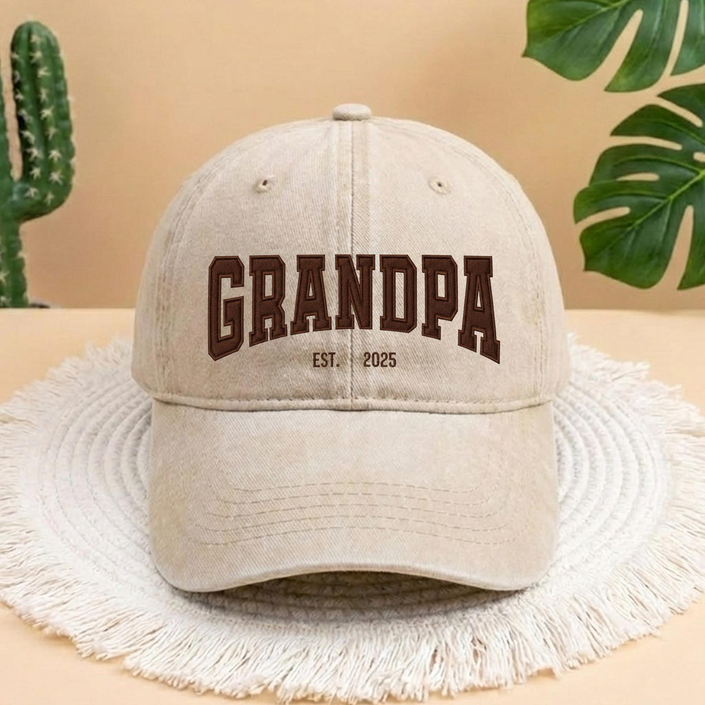 Custom Grandma Embroidered Hat, Personalized Baseball Hat, Gift For New Grandma Grandpa, Pregnancy Announcement, Mothers day gift