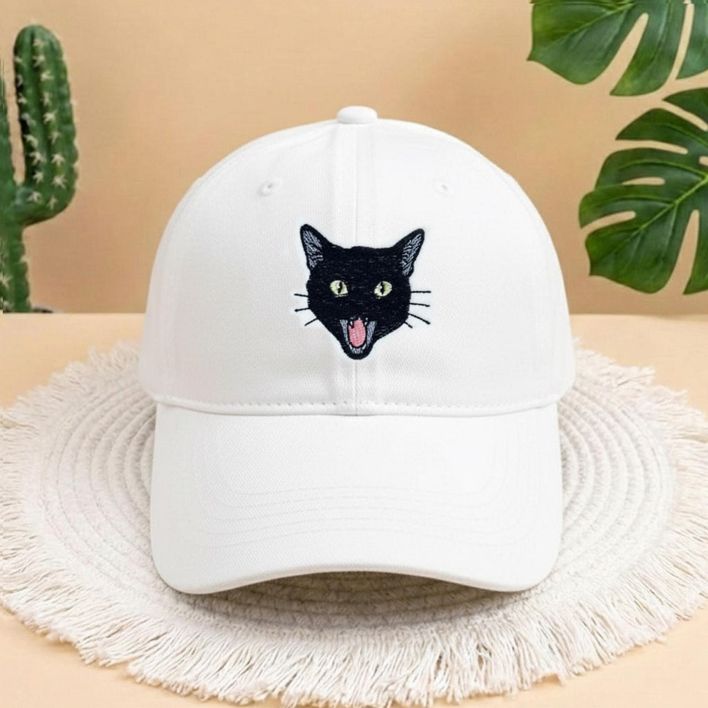 Custom Dog Head Embroidered Hat, Personalized Pet Portrait Baseball Cap, Custom Dog Face Hat from Photo, Unique Gift for Dog Lovers
