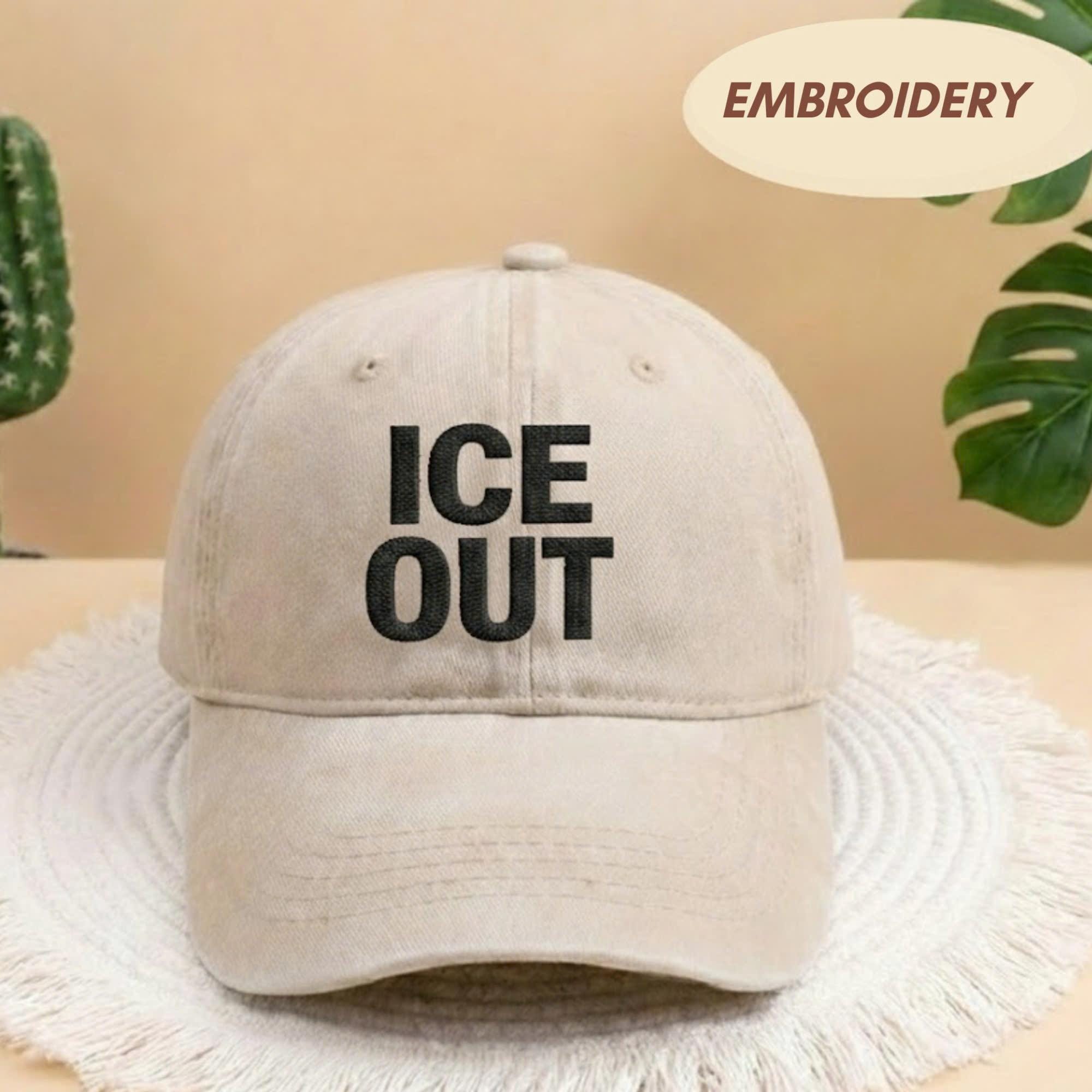 Ice Out hat, Anti-Ice Minnesota protest, activist gift, Minneapolis, Abolish ICE Cap, Social Justice Feminist Protest Cap, Pro Immigration