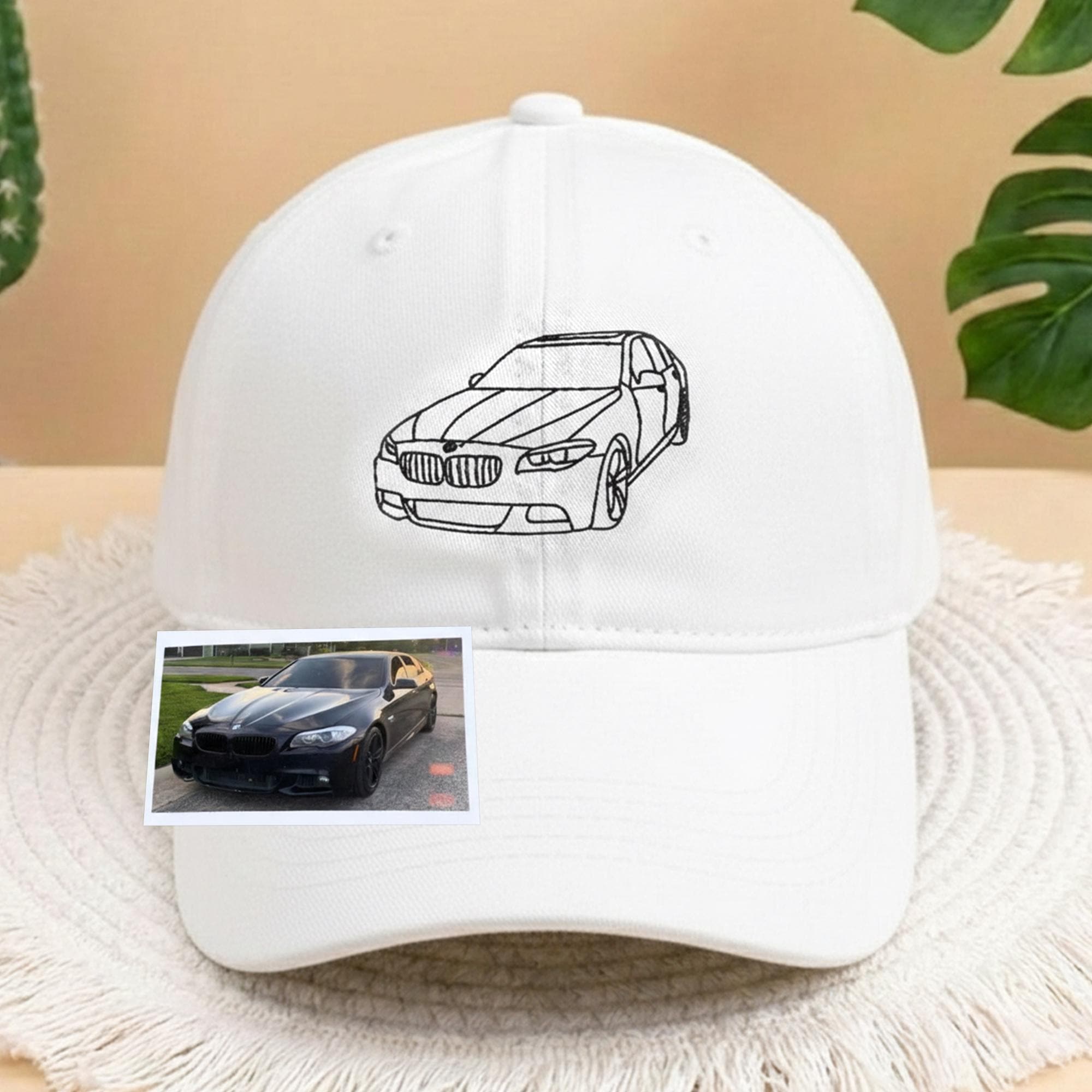 Custom Car Portrait Hat, Portrait From Photo Car Hat, Portrait Car Cap, Custumized Car Cap, Personalozed Photo Hat, Car Trucker Hat